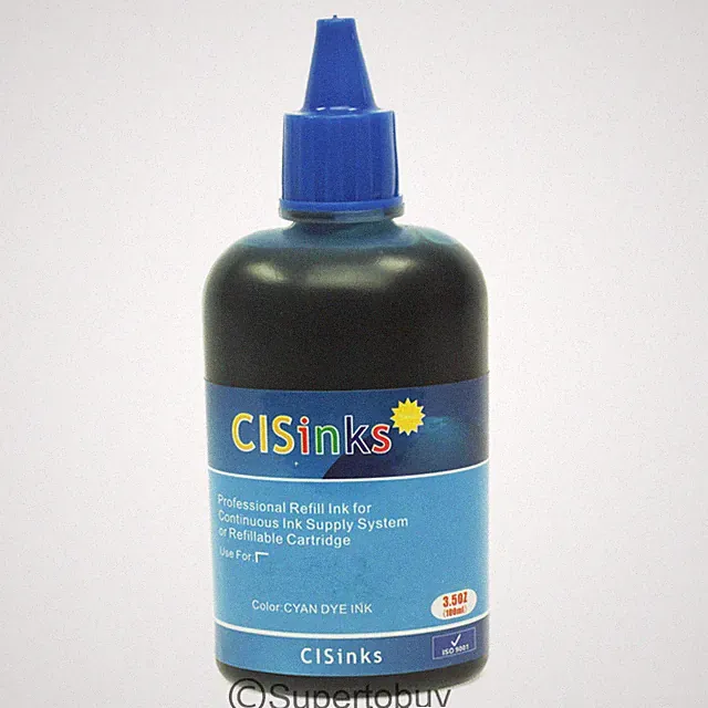 CISinks T054 100ml Cyan Compatible Bulk INK alternative for R800 R1800 CIS