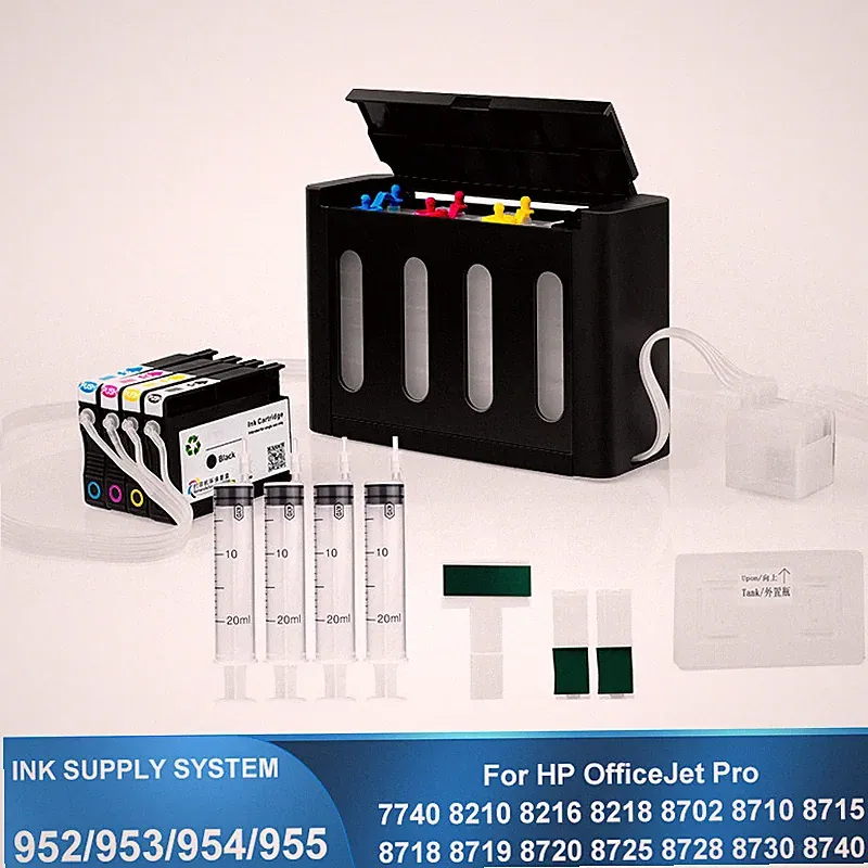 CISS Continuous Ink Supply System 952-955 For HP 7740 8210 8710-8740 printer
