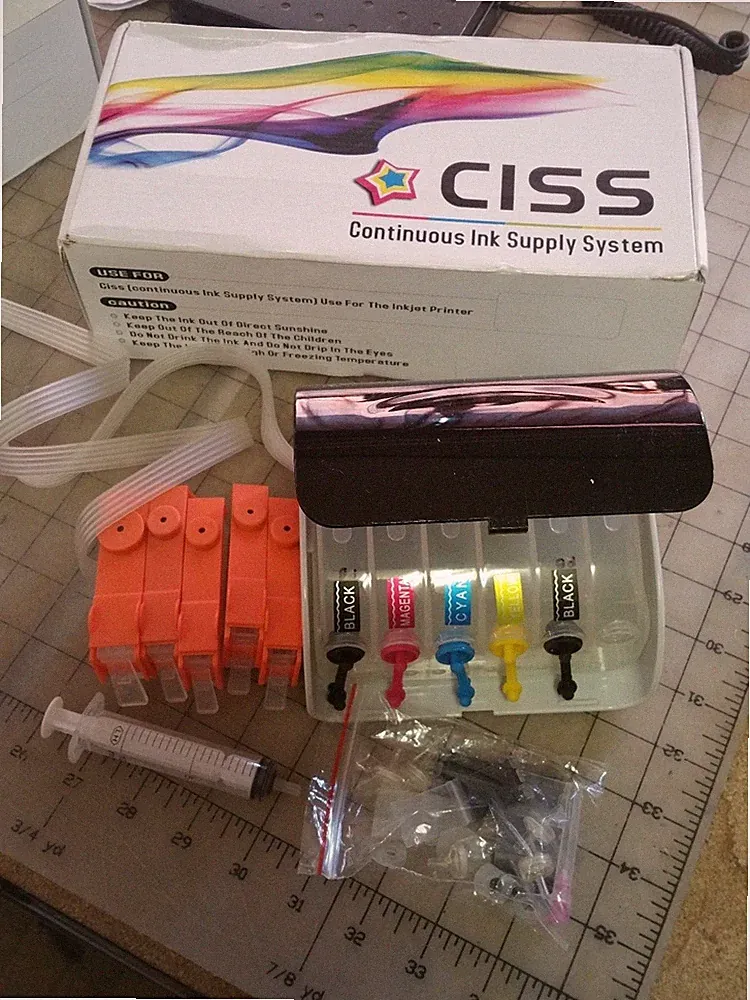 Continuous Ink Supply System For HP 364, 564, 178 or 920