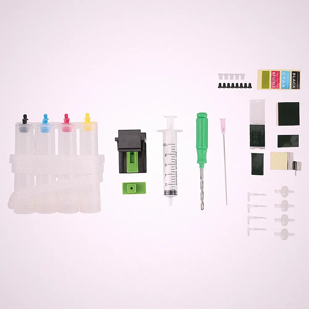 Inkjet Printer Continuous Ink Supply System Universal Color Ciss DIY Kit7159