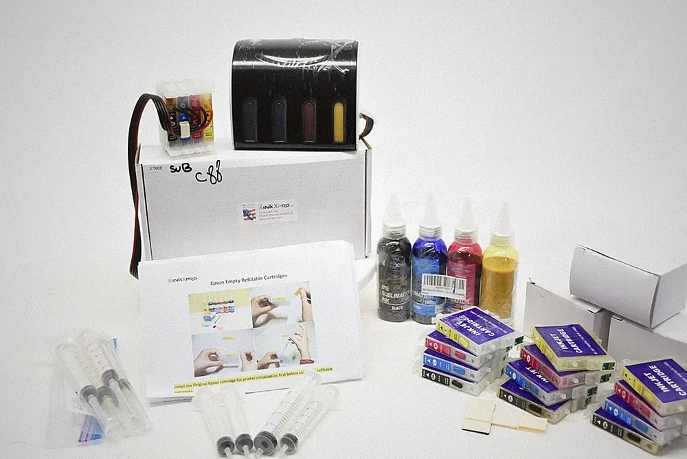 INKXPRO Sublimation Ink CISS w/ Extra Ink for EPSON C88 C88+ NEW