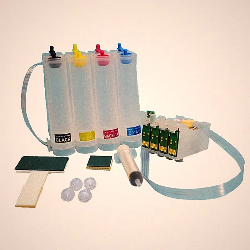 Sublimation CISS Continuous Ink System fits Epson WF-2750DWF 2650 Printer Empty